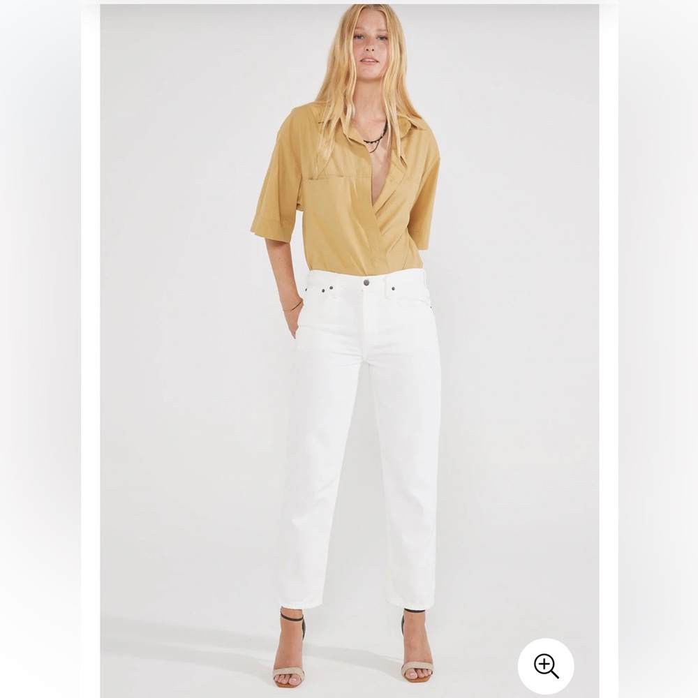 Etica White Straight Jeans new with tags attached never worn